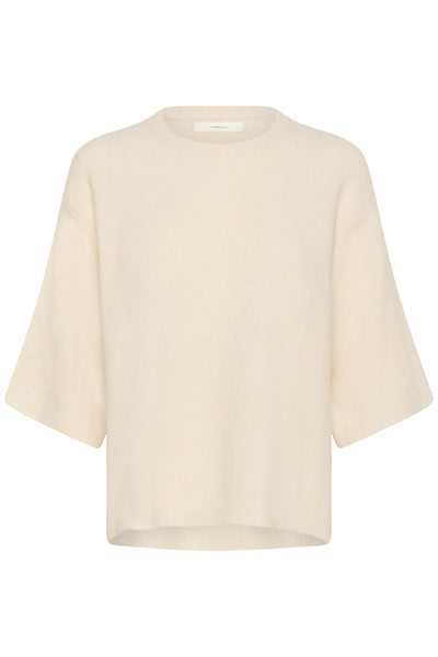 GUNIIW TEE Whisper White Melange - 110701 - 30112412 Thumbnail