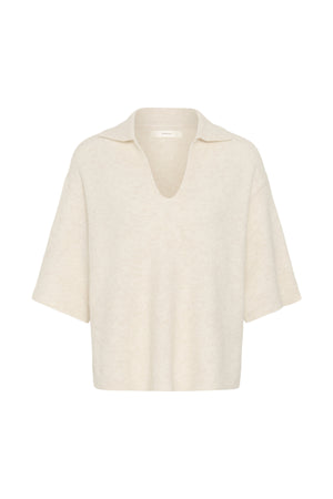 GUNIIW POLO Whisper White Melange - 110701 - 30112413