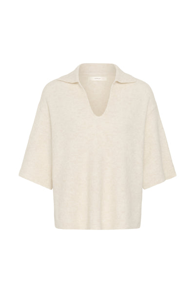 GUNIIW POLO Whisper White Melange - 110701 - 30112413 Thumbnail