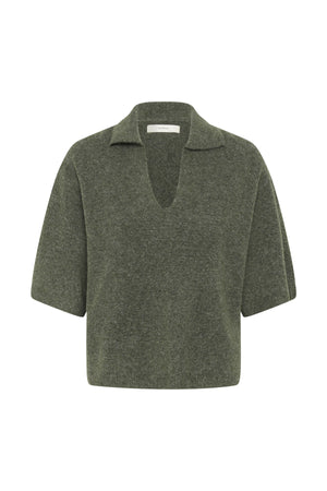 GUNIIW POLO MULLED BASIL MELANGE - 1805141 - 30112413