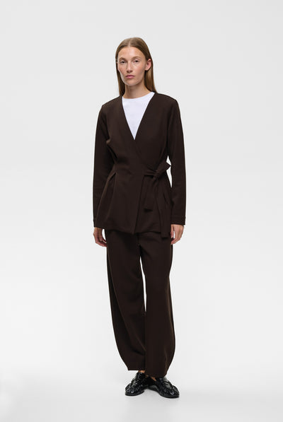 SIMIIW VINCENTIW BELT JACKET Chocolate Brown - 191109 - 30112432 Thumbnail