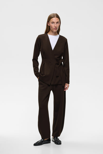 SIMIIW VINCENTIW BELT JACKET Chocolate Brown - 191109 - 30112432 Thumbnail