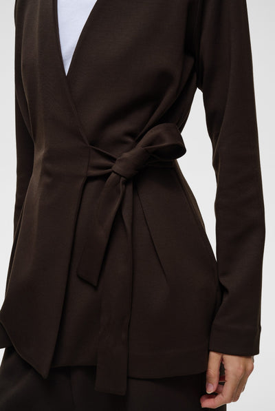 SIMIIW VINCENTIW BELT JACKET Chocolate Brown - 191109 - 30112432 Thumbnail
