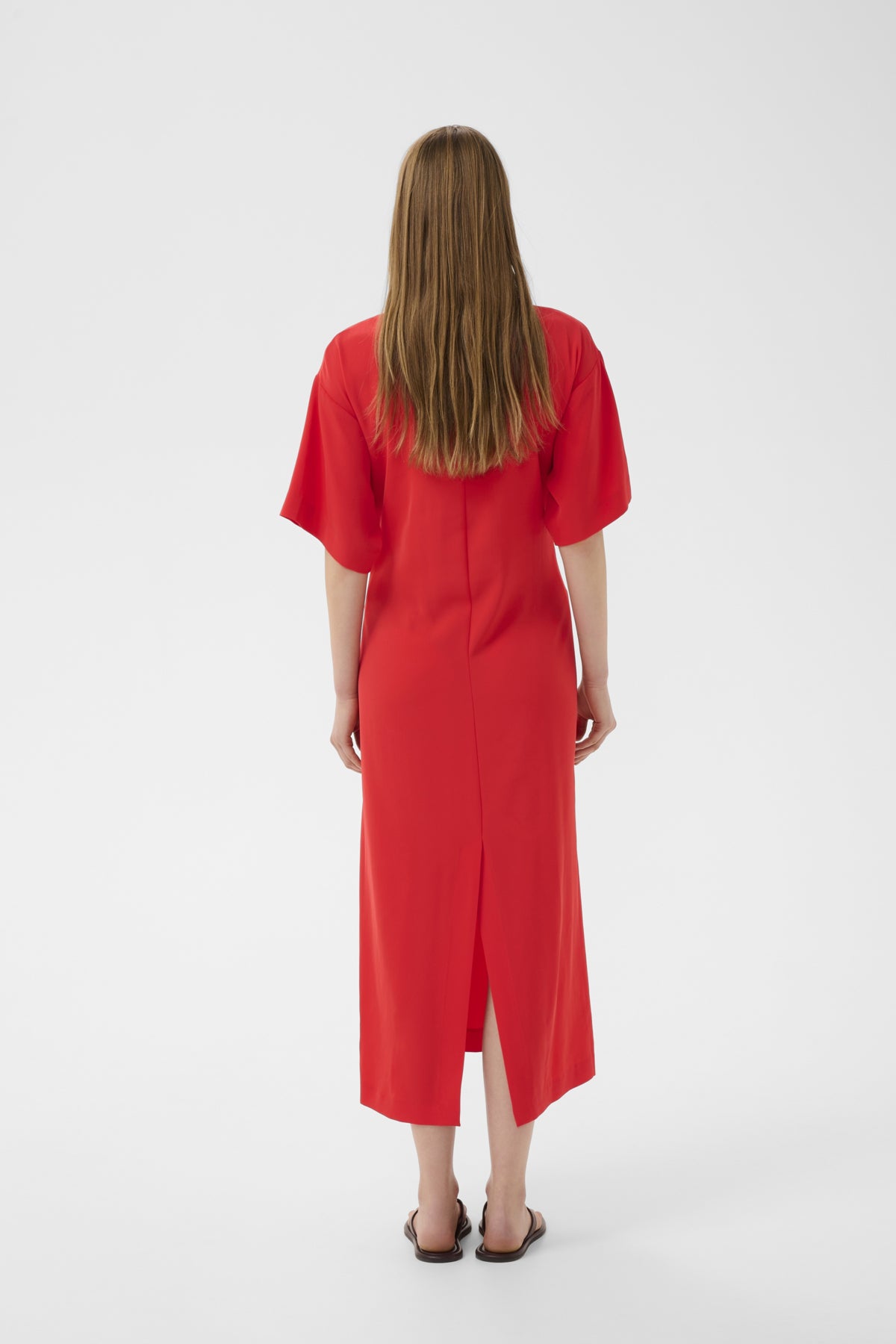 VARINAIW DRESS Poppy Red - 171664 - 30112481