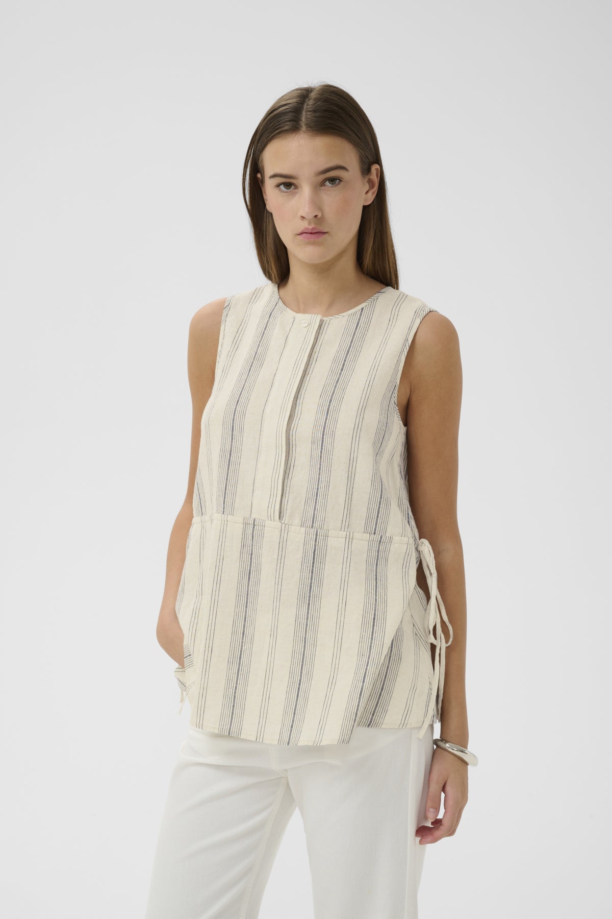 ROWANIW DRAWSTRING TOP MATTRESS STRIPE - 900007202 - 30112486