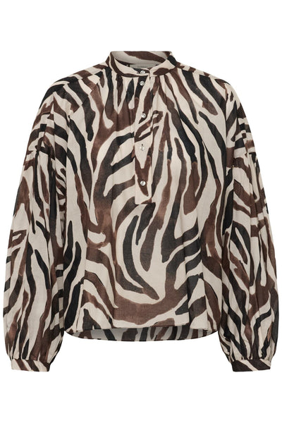 ROSALIEIW BLOUSE HAZE ZEBRAH - 900007425 - 30112497 Thumbnail
