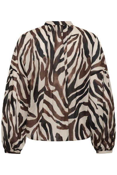 ROSALIEIW BLOUSE HAZE ZEBRAH - 900007425 - 30112497 Thumbnail