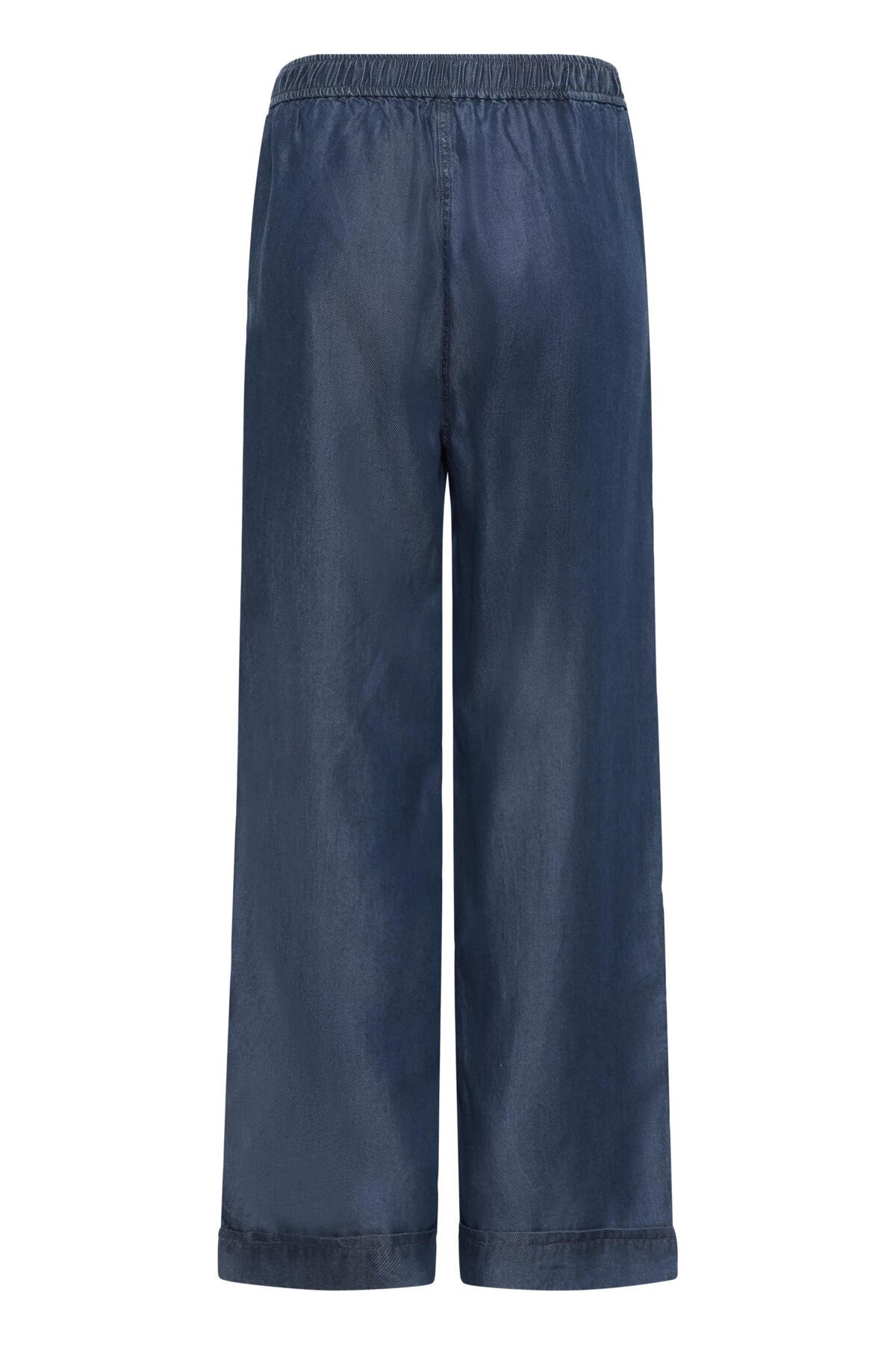 ELOISEIW PULLON PANTS Dark Blue Denim - 303349 - 30112532