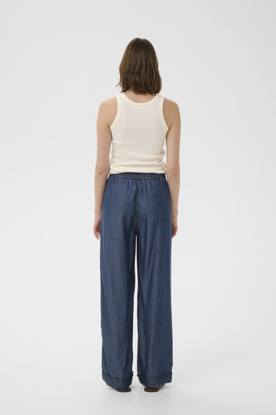 ELOISEIW PULLON PANTS Dark Blue Denim - 303349 - 30112532 Thumbnail