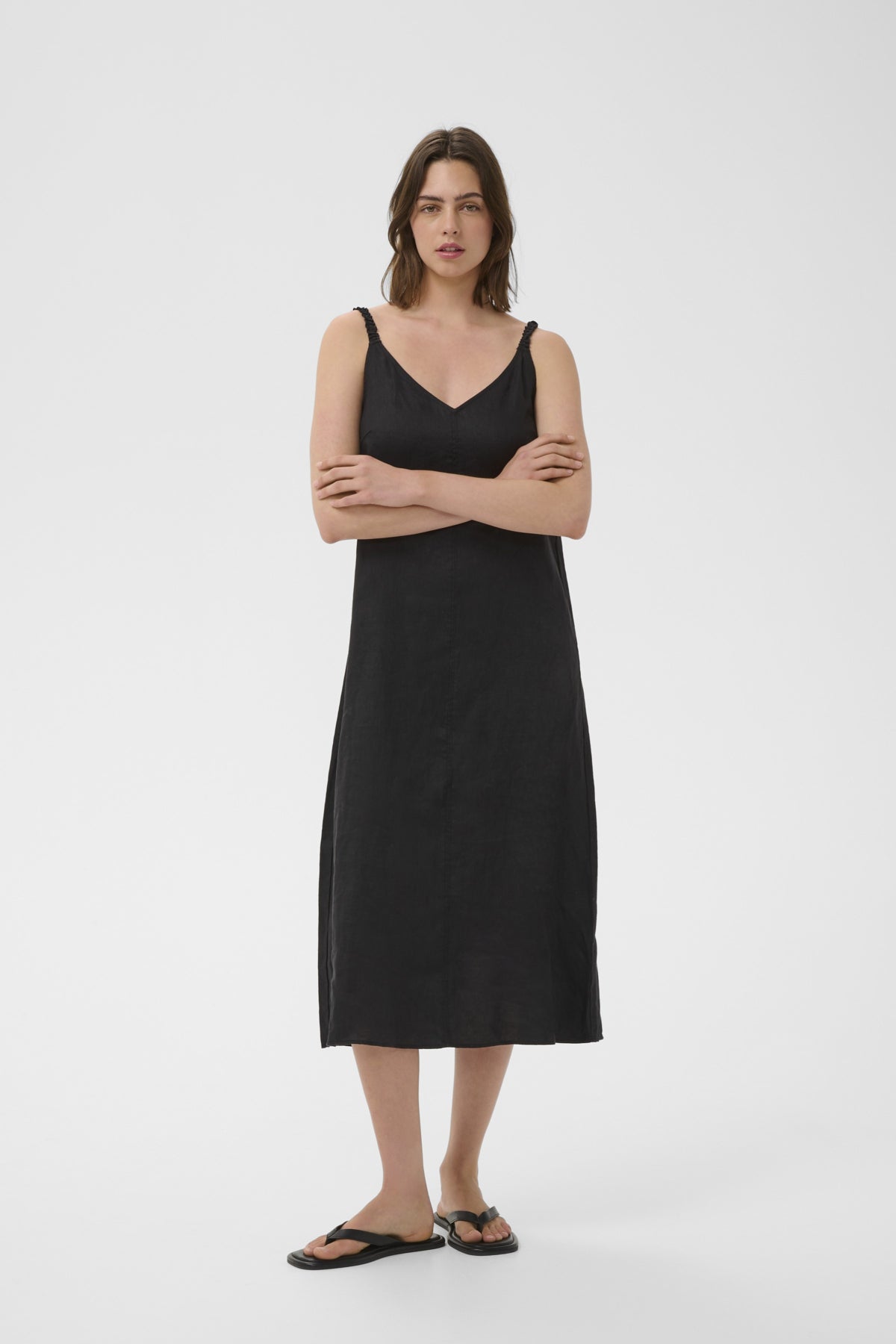 ELINORIW STRAP DRESS Black - 194008 - 30112540
