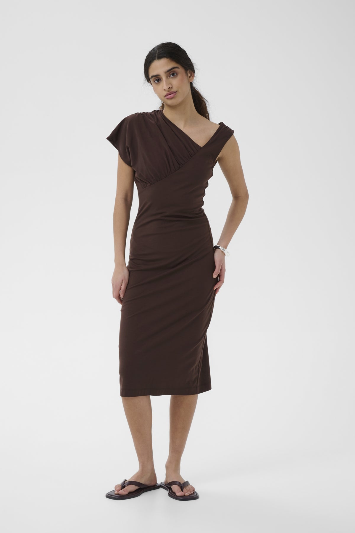 PENNIEIW DRESS Coffee Bean - 190915 - 30112576