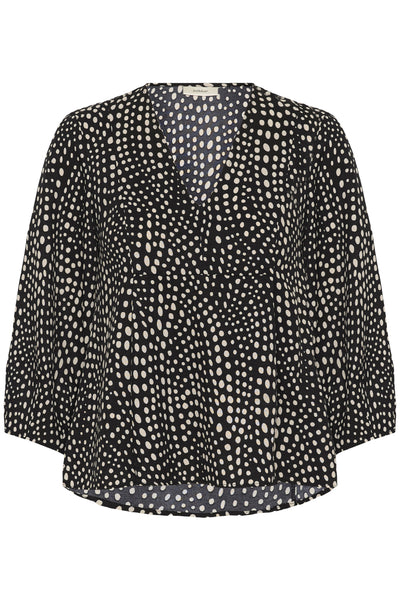 LIBERTYIW V-NECK BLACK FADED DOT - 900007186 - 30112583 Thumbnail
