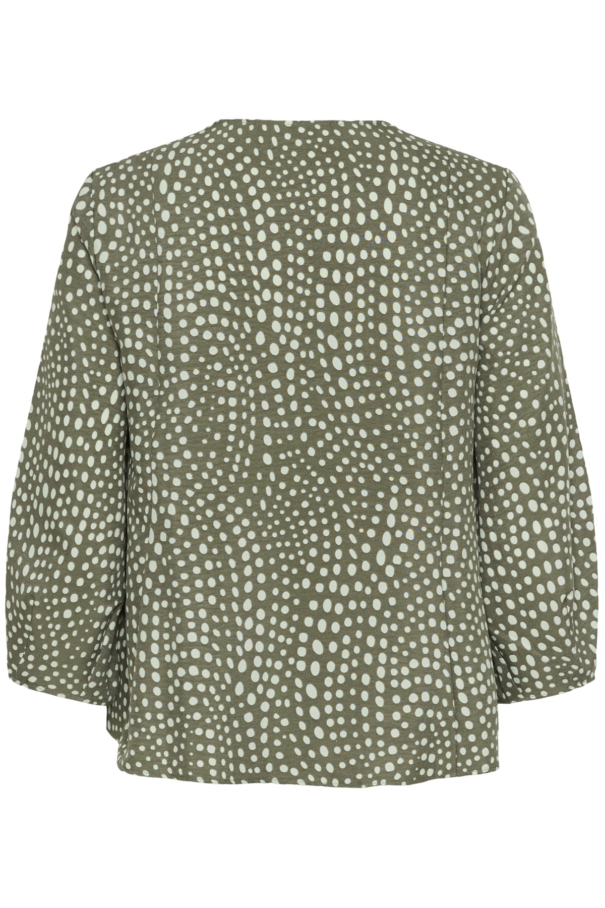 LIBERTYIW V-NECK GREEN FADED DOT - 900007187 - 30112583