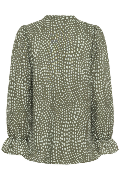 LIBERTYIW BLOUSE GREEN FADED DOT - 900007187 - 30112584 Thumbnail