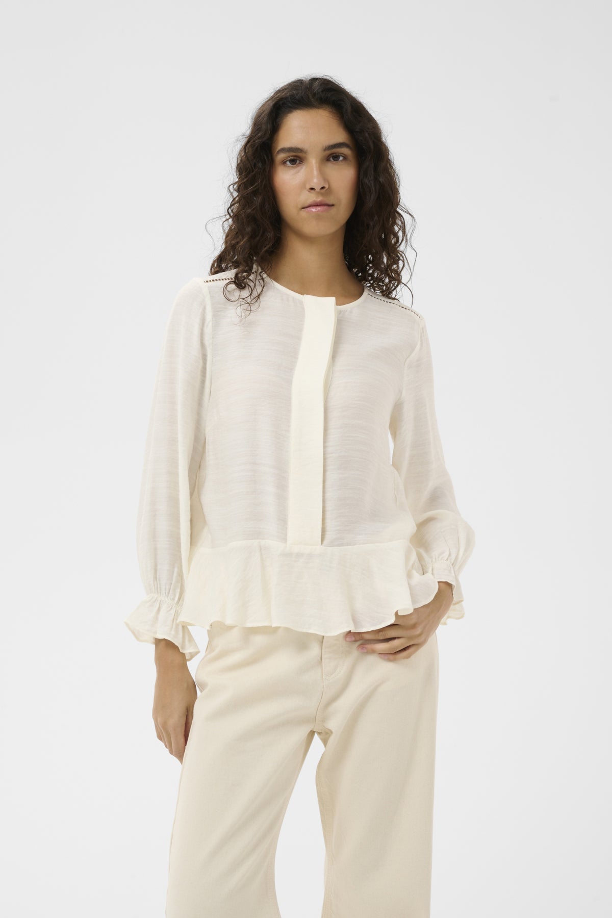 LINNISIW SHIRT Whisper White - 110701 - 30112586