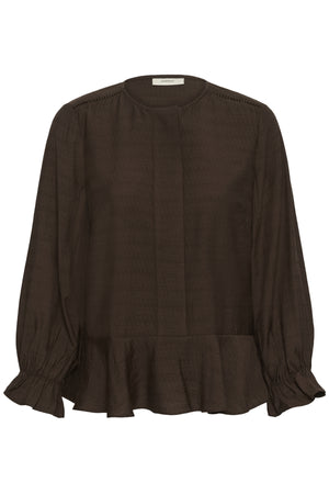 LINNISIW SHIRT Coffee Bean - 190915 - 30112586