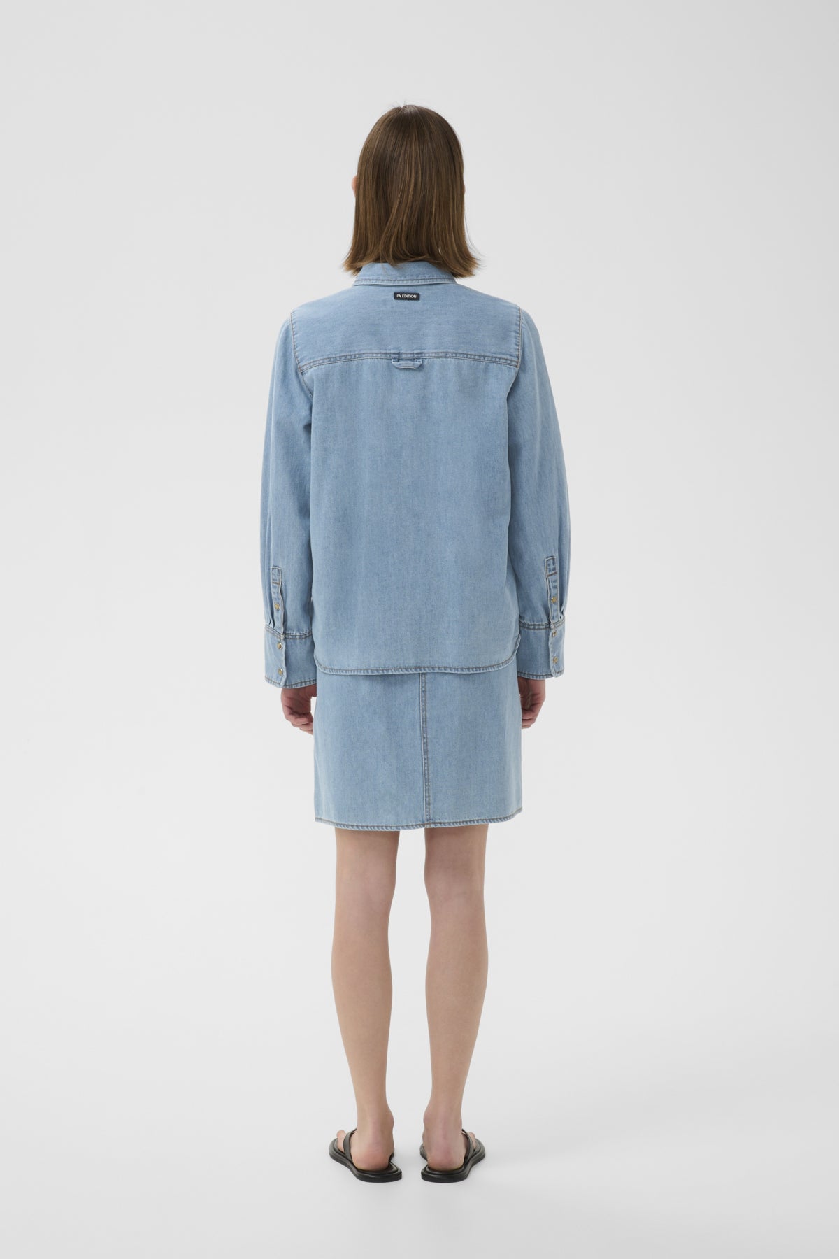 GLENNIW SHIRT Bleached Denim - 183930 - 30112605