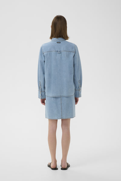 GLENNIW SHIRT Bleached Denim - 183930 - 30112605 Thumbnail