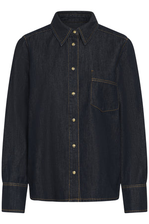 GLENNIW SHIRT Dark Denim - 194118 - 30112605