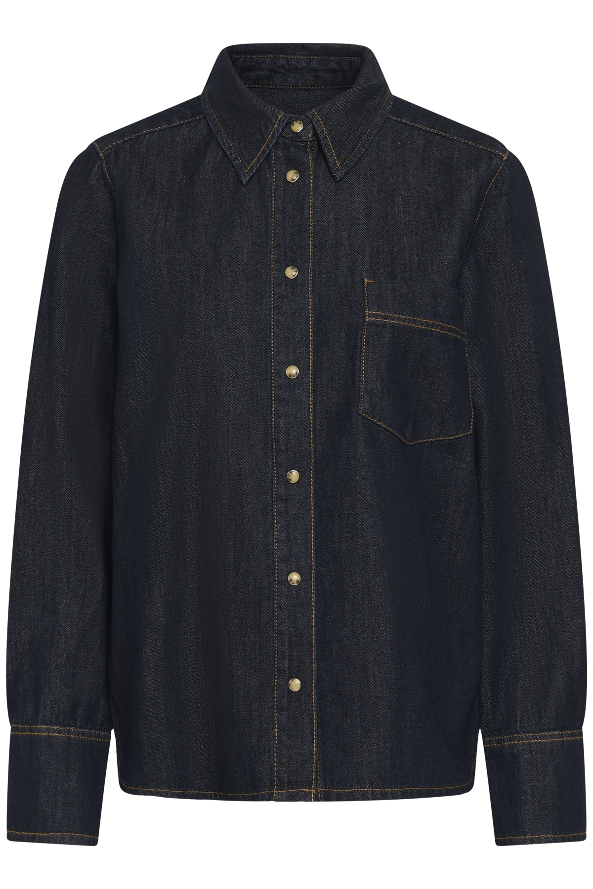 GLENNIW SHIRT Dark Denim - 194118 - 30112605
