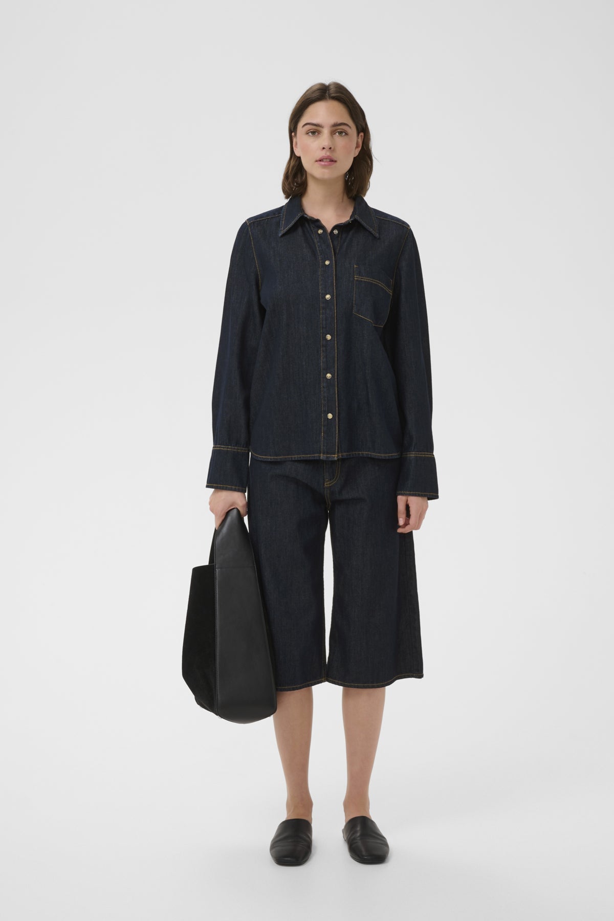 GLENNIW SHIRT Dark Denim - 194118 - 30112605