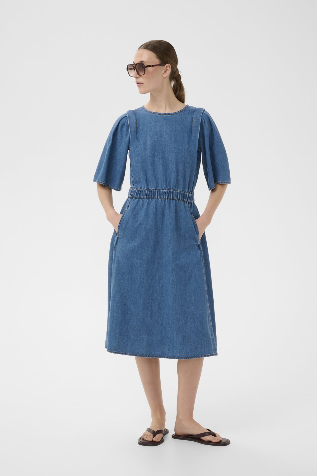 GLENNIW DRESS Faded Blue - 174021 - 30112607