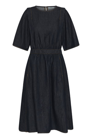 GLENNIW DRESS Dark Denim - 194118 - 30112607