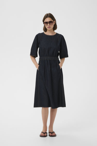GLENNIW DRESS Dark Denim - 194118 - 30112607 Thumbnail