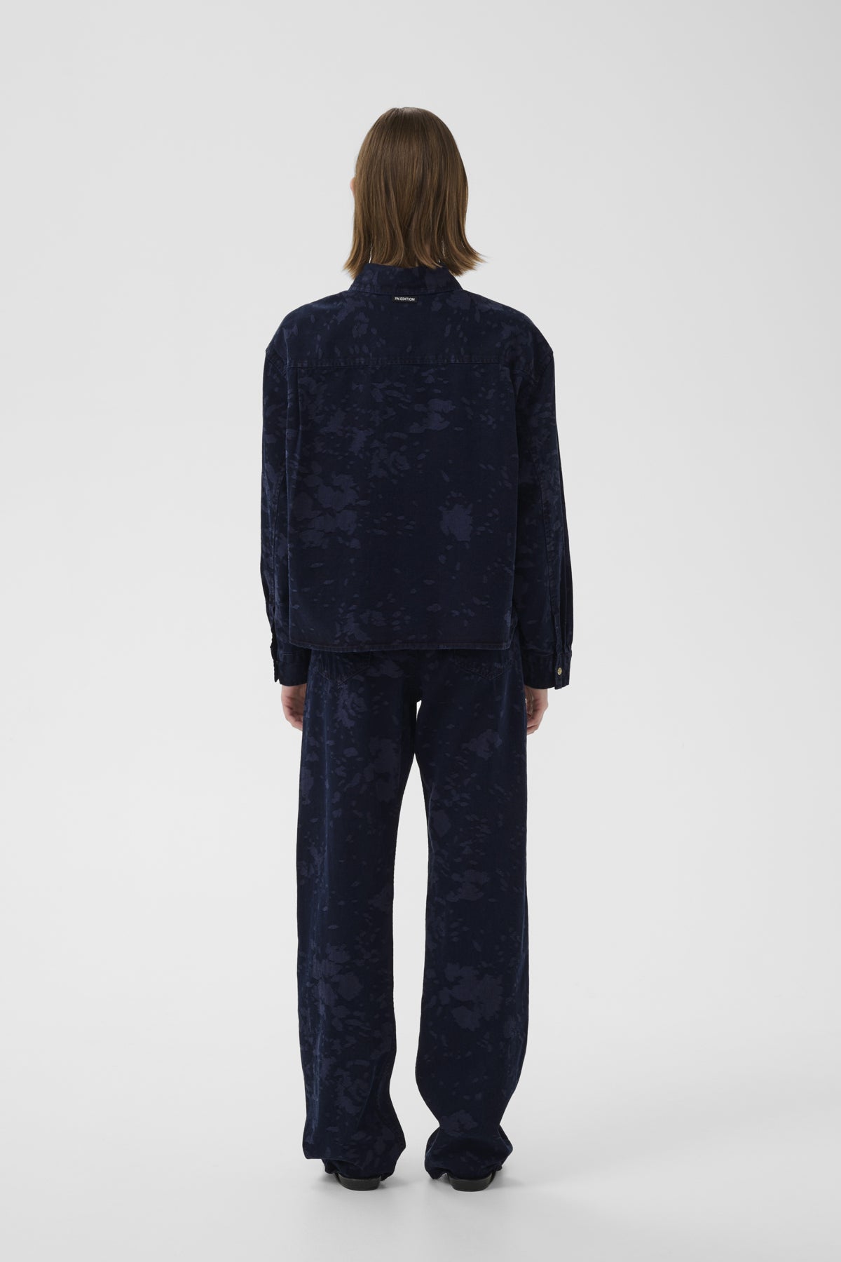 GILDAIW SHIRT FLOWER DENIM JACQUARD - 900009 - 30112611