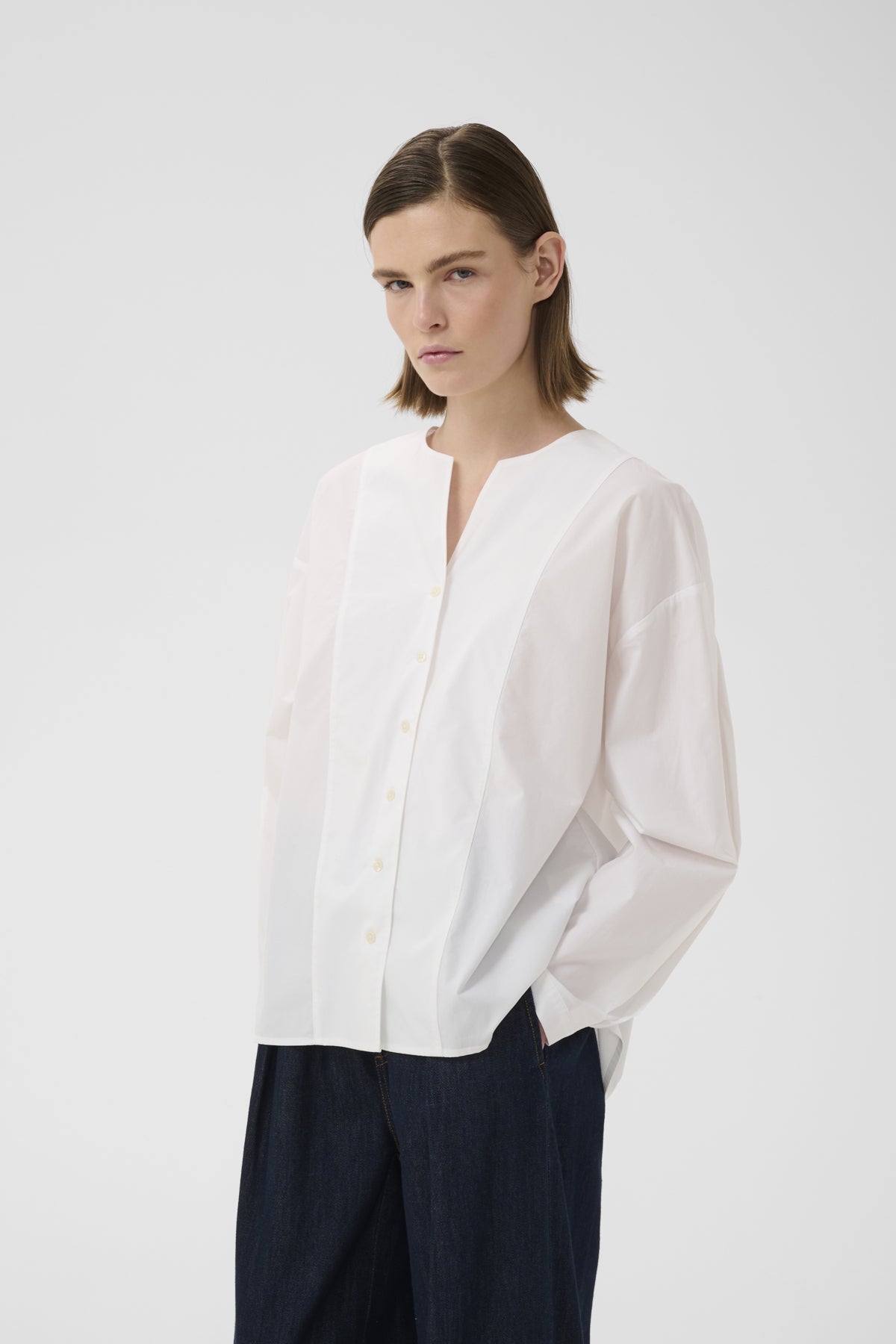 GLORIAIW LS SHIRT Pure White - 300001 - 30112620