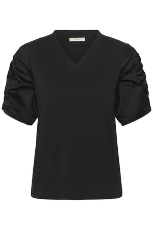 GUDRUNIW V-NECK TSHIRT Black - 194008 - 30112627