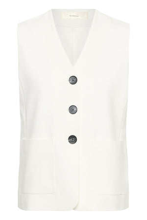 ZELLAIW HIP WAISTCOAT Whisper White - 110701 - 30112629