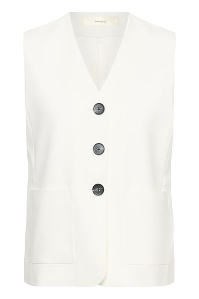 ZELLAIW HIP WAISTCOAT Whisper White - 110701 - 30112629 Thumbnail