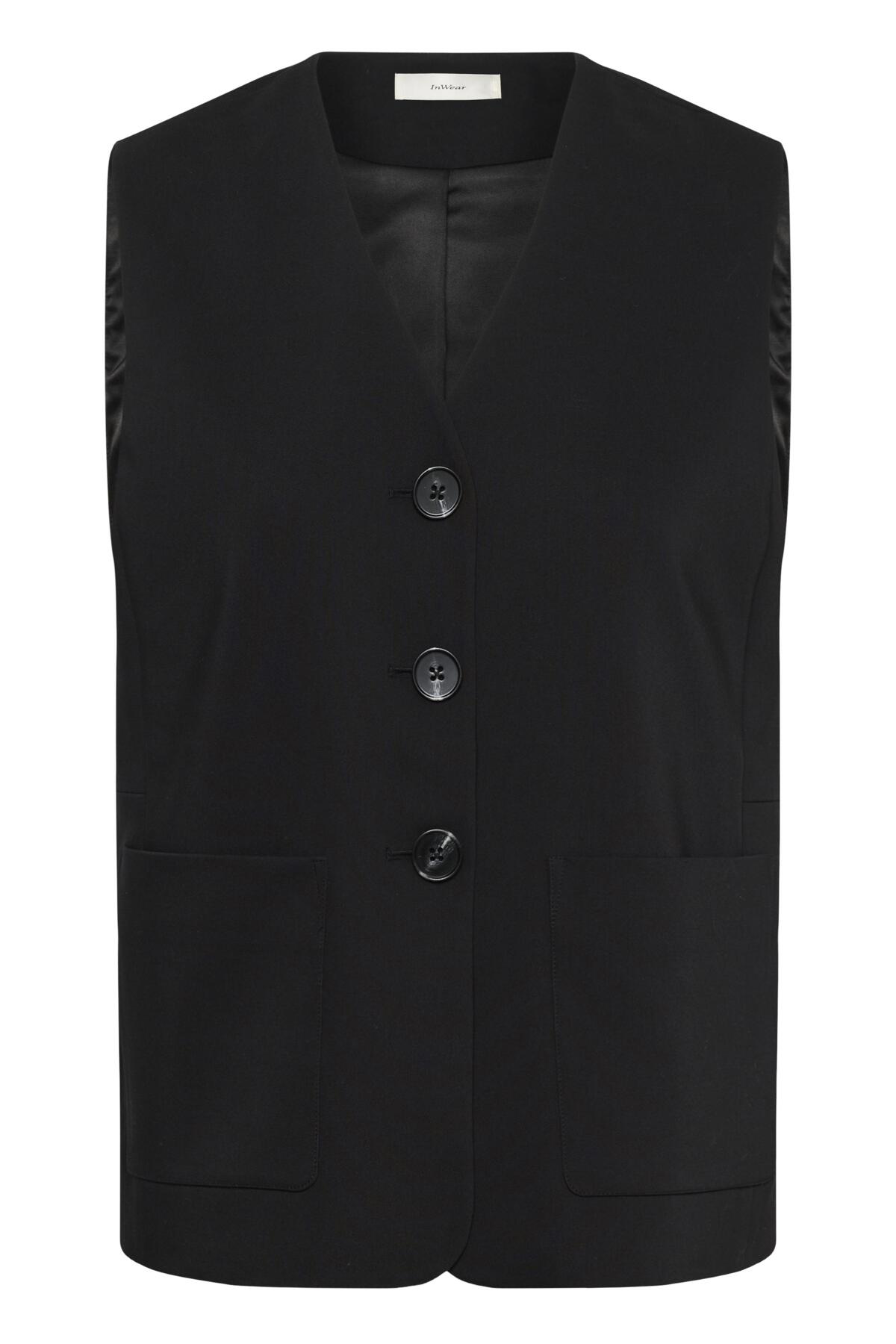 ZELLAIW HIP WAISTCOAT Black - 194008 - 30112629