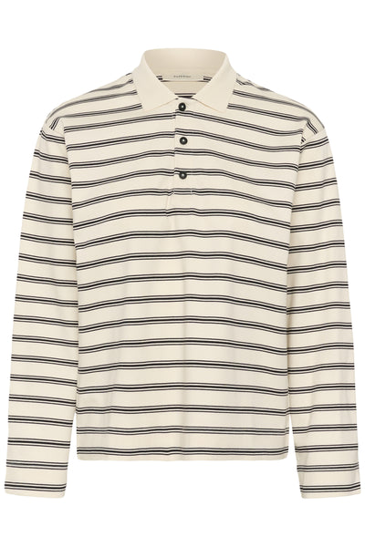 FIKKIAIW POLO TSHIRT VANILLA TRIPLE STRIPE - 900008 - 30112643 Thumbnail