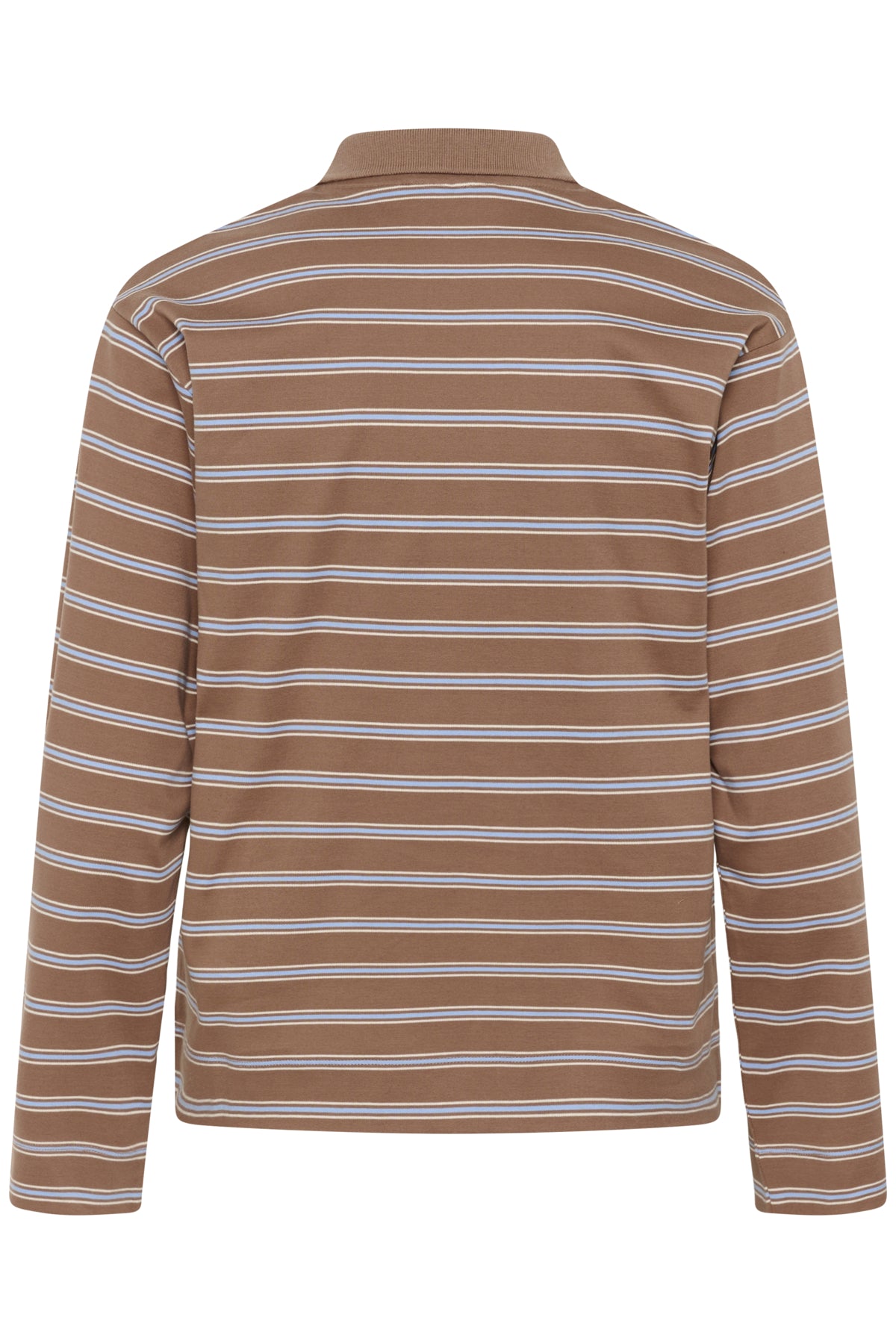 FIKKIAIW POLO TSHIRT CHOCOLATE MALT TRIPLE STRIPE - - 30112643