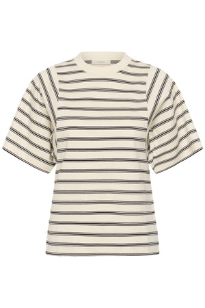 FIKKIAIW TSHIRT VANILLA TRIPLE STRIPE - 900008 - 30112644