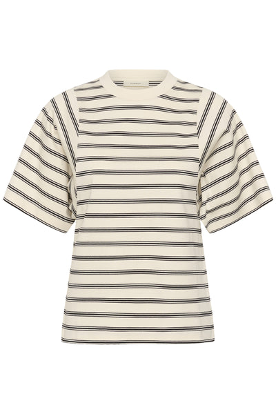 FIKKIAIW TSHIRT VANILLA TRIPLE STRIPE - 900008 - 30112644 Thumbnail