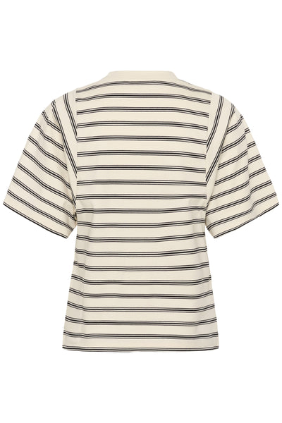 FIKKIAIW TSHIRT VANILLA TRIPLE STRIPE - 900008 - 30112644 Thumbnail