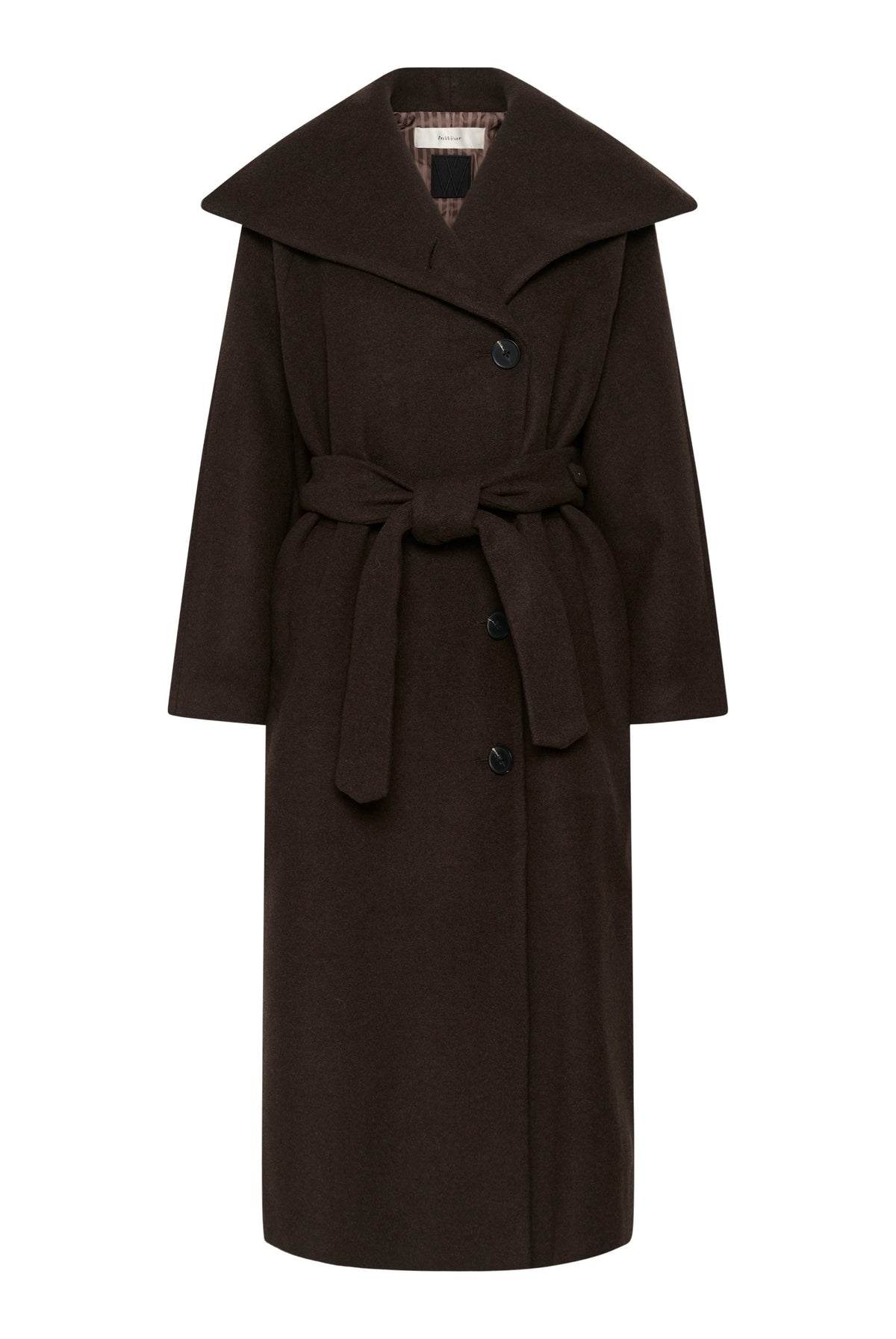 ZORAHIW LONG COAT Chocolate Brown - 191109 - 30112646