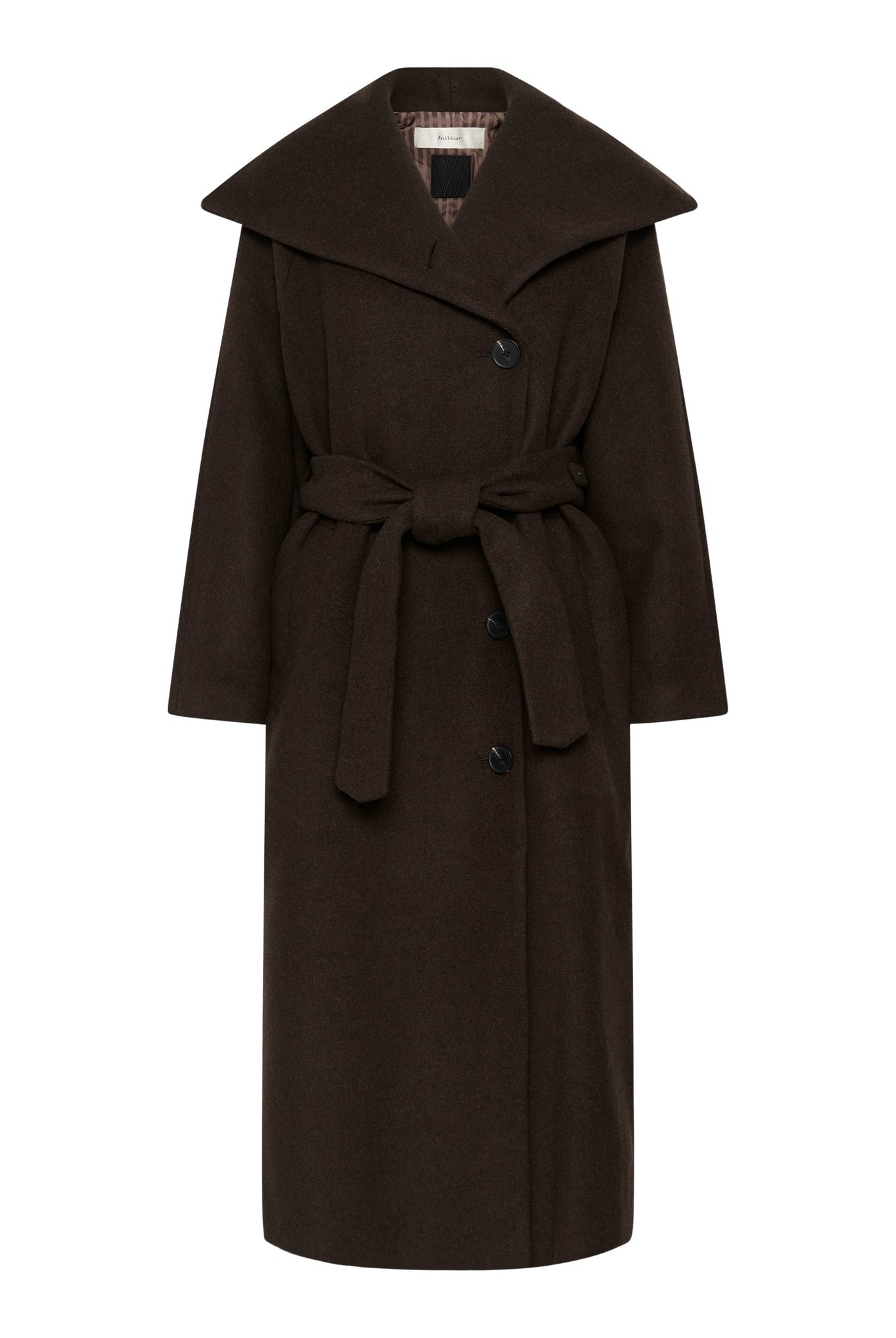 ZORAHIW LONG COAT Chocolate Brown - 191109 - 30112646