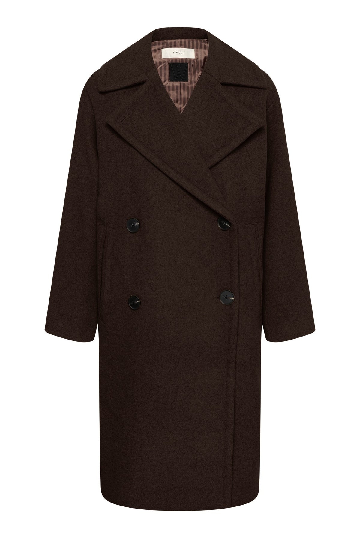 ZORAHIW DB COAT Chocolate Brown - 191109 - 30112647