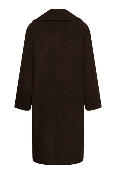 ZORAHIW DB COAT Chocolate Brown - 191109 - 30112647 Thumbnail