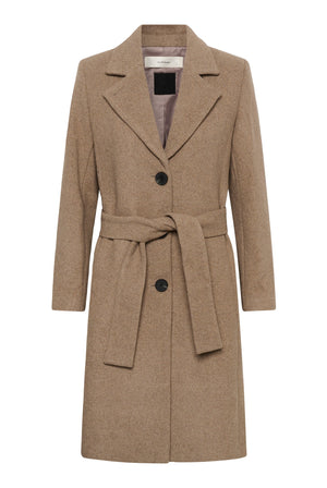ZORAHIW CLASSIC COAT Sandy Grey Melange - 1813041 - 30112648