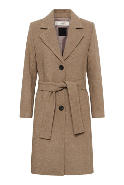 ZORAHIW CLASSIC COAT Sandy Grey Melange - 1813041 - 30112648 Thumbnail