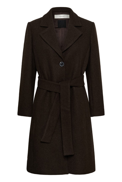 ZORAHIW CLASSIC COAT Chocolate Brown - 191109 - 30112648 Thumbnail