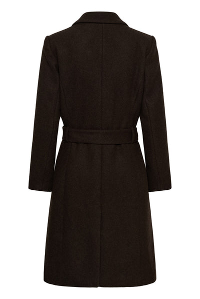 ZORAHIW CLASSIC COAT Chocolate Brown - 191109 - 30112648 Thumbnail