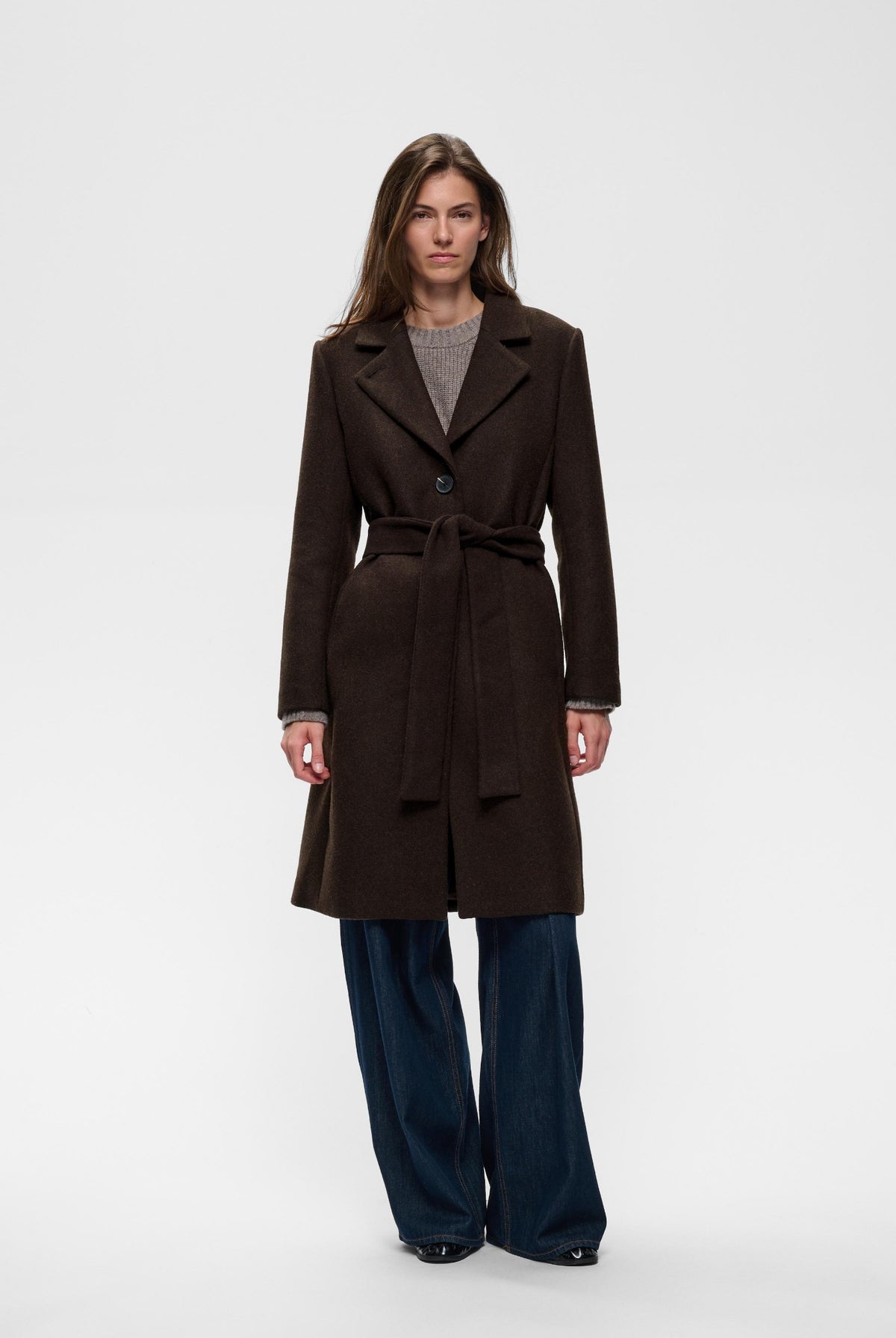 ZORAHIW CLASSIC COAT Chocolate Brown - 191109 - 30112648