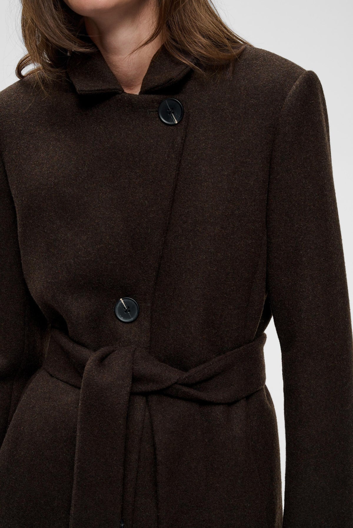 ZORAHIW CLASSIC COAT Chocolate Brown - 191109 - 30112648