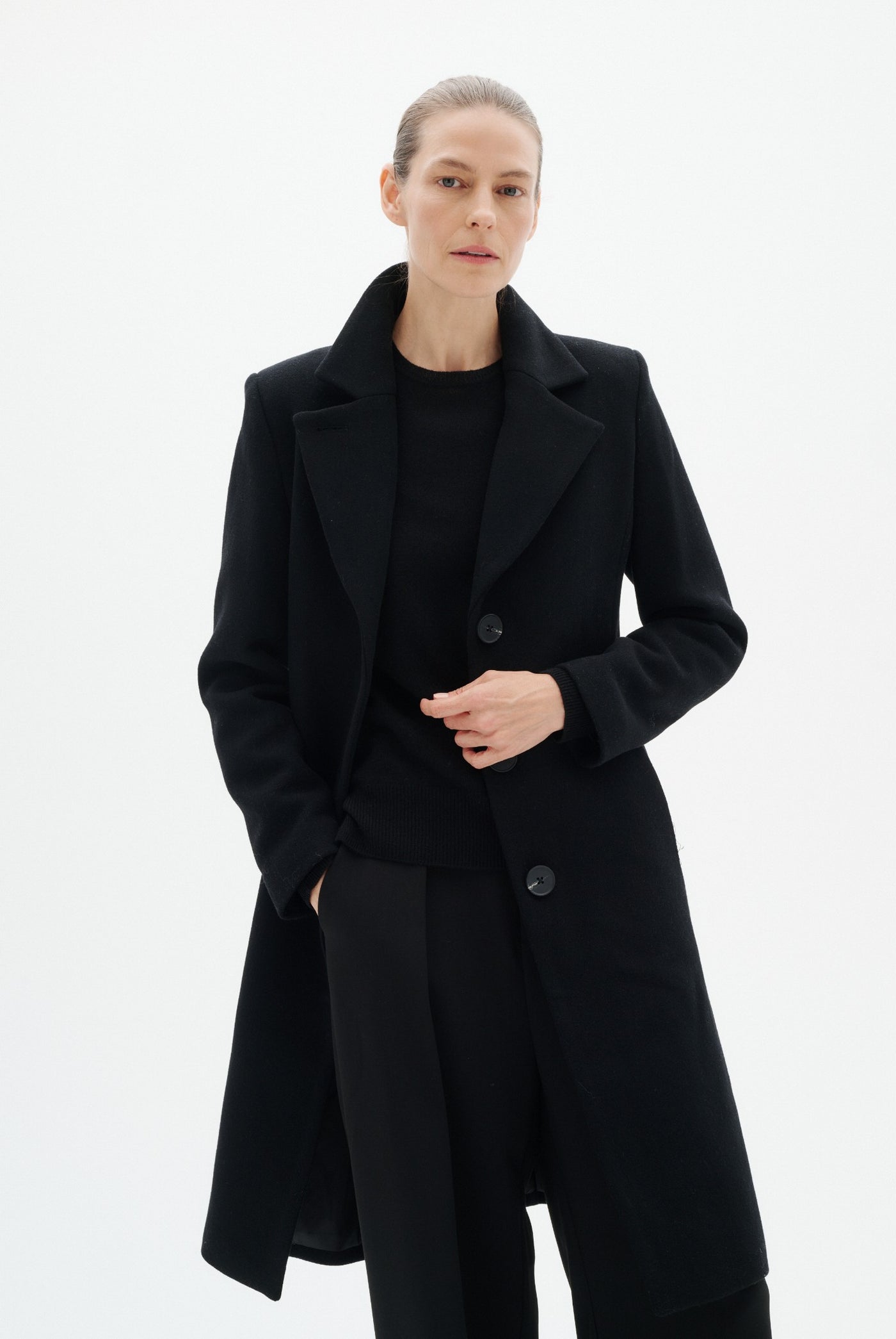 ZORAHIW CLASSIC COAT Black - 194008 - 30112648